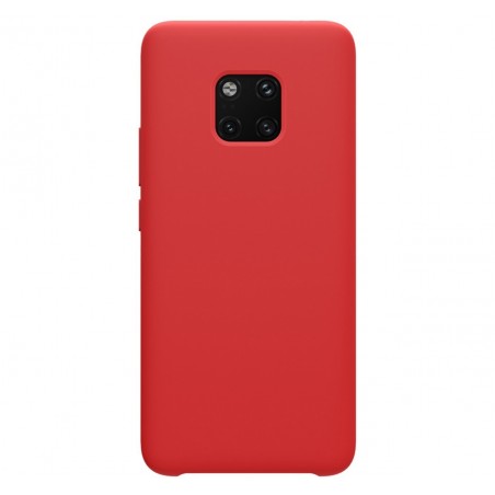 Funda Silicona Líquida Ultra Suave para Huawei Mate 20 Pro color Roja