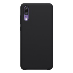 Funda Silicona Líquida Ultra Suave para Huawei P20 color Negra 2