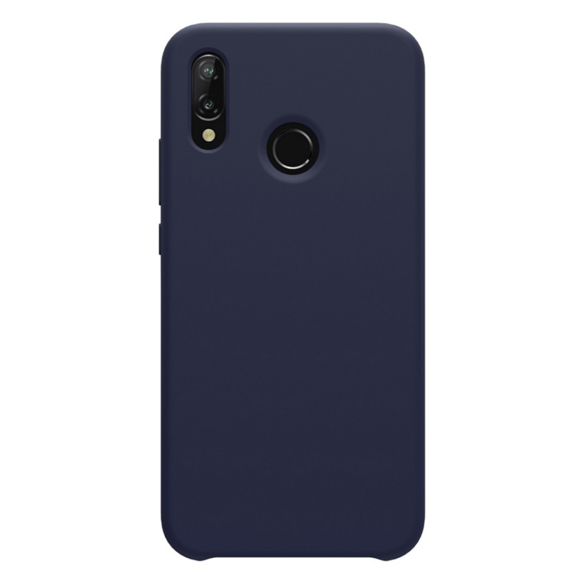 Funda Silicona Líquida Ultra Suave para Huawei P20 Lite color Azul oscura