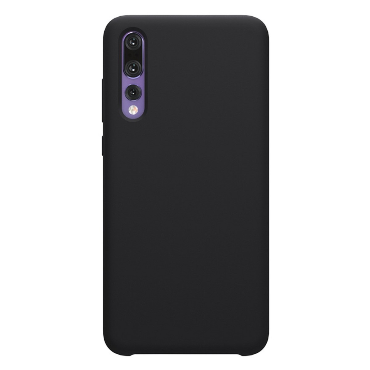 Funda Silicona Líquida Ultra Suave para Huawei P20 Pro color Negra