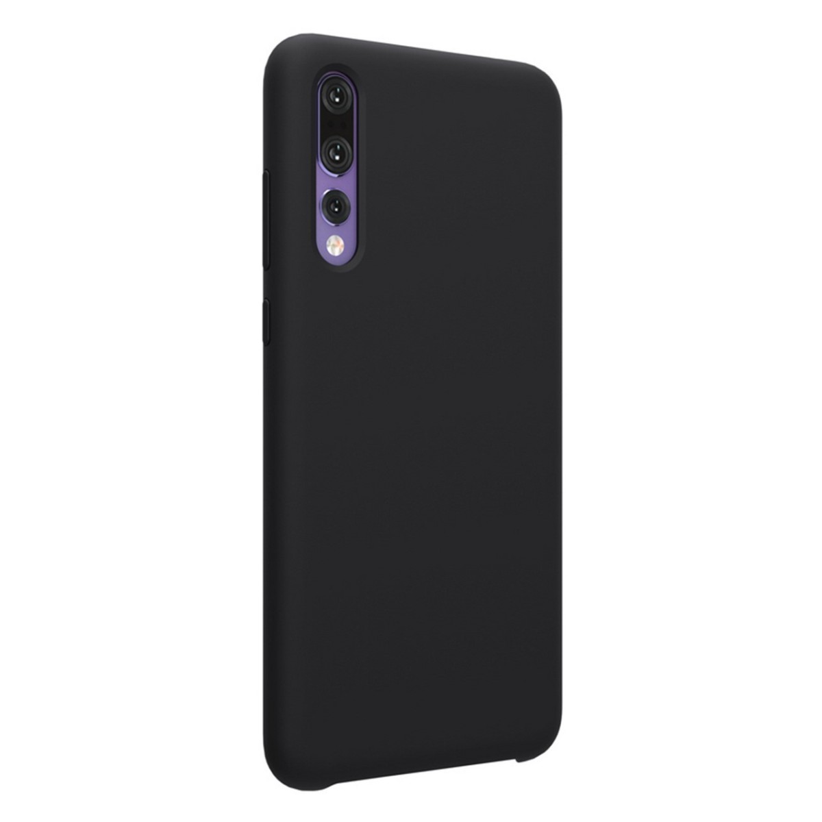 Funda Silicona Líquida Ultra Suave para Huawei P20 Pro color Negra