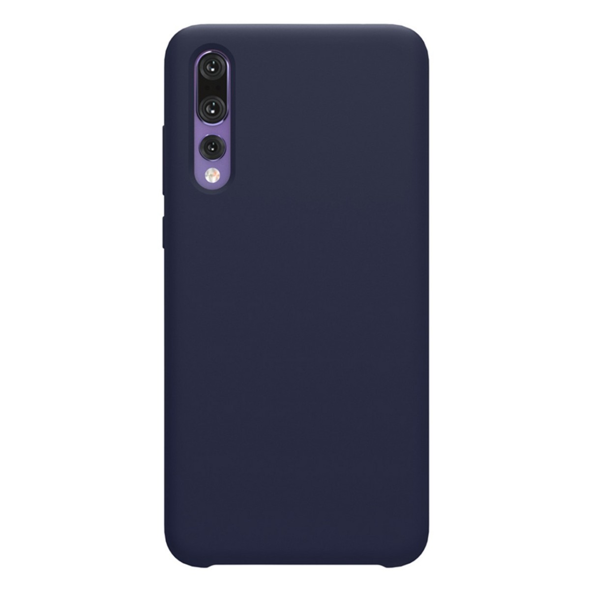 Funda Silicona Líquida Ultra Suave para Huawei P20 Pro color Azul oscura