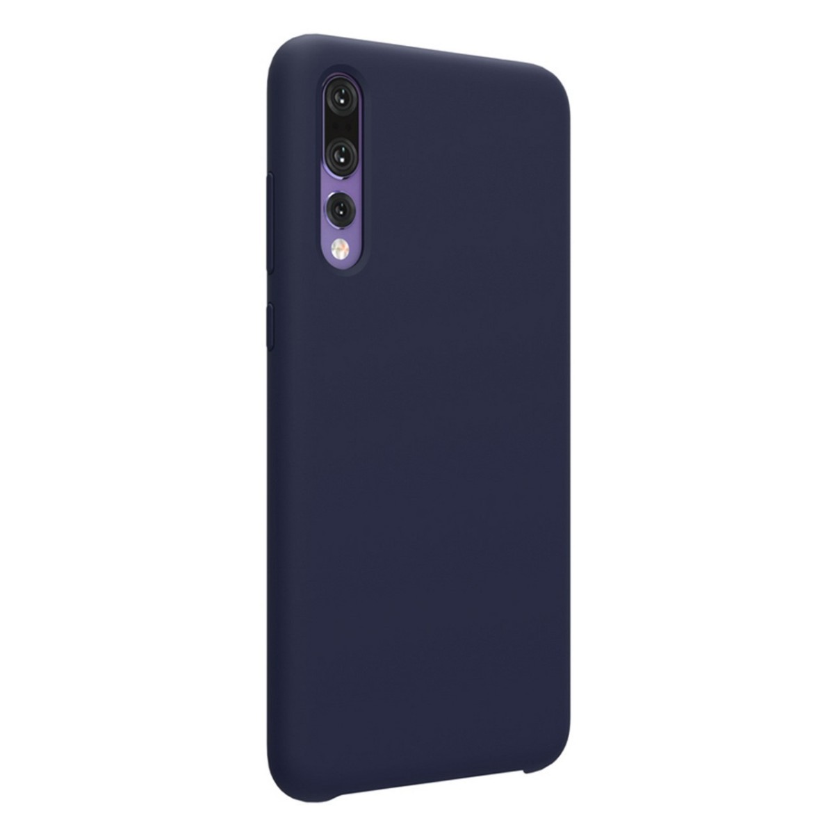 Funda Silicona Líquida Ultra Suave para Huawei P20 Pro color Azul oscura