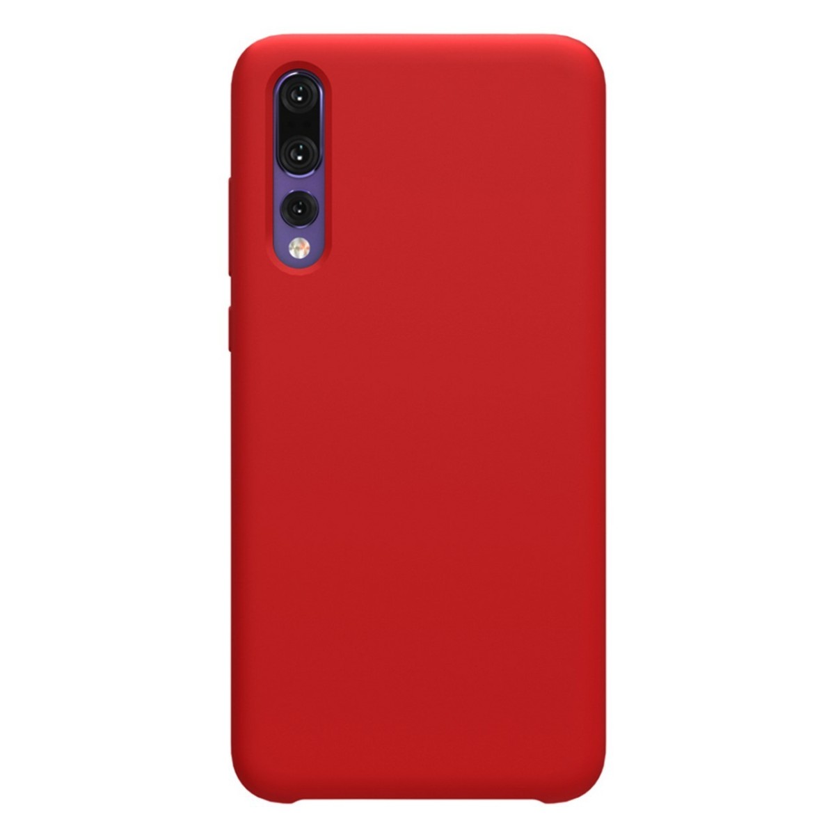 Funda Silicona Líquida Ultra Suave para Huawei P20 Pro color Roja