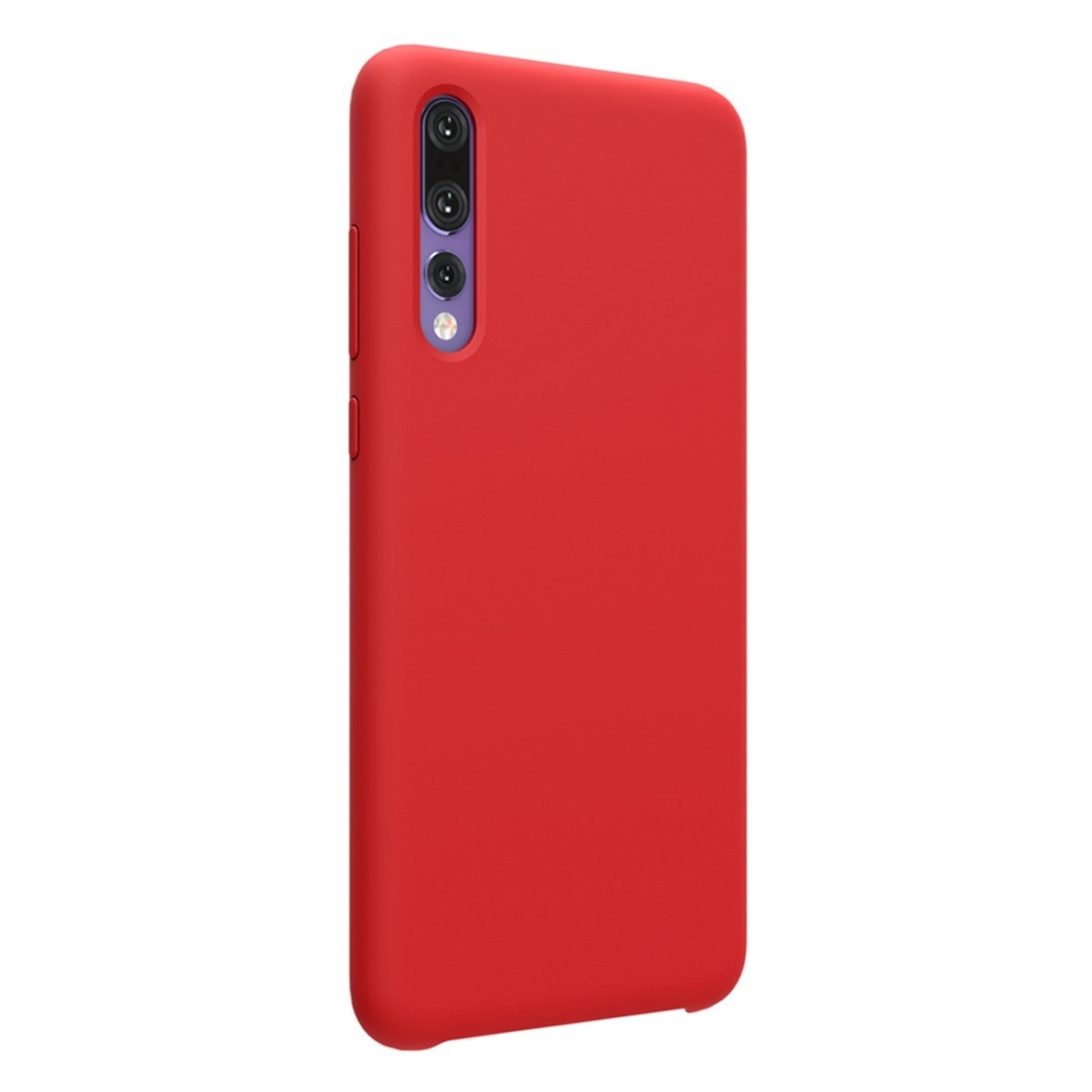 Funda Silicona Líquida Ultra Suave para Huawei P20 Pro color Roja