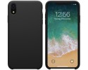 Funda Silicona Líquida Ultra Suave para Iphone Xr color Negra