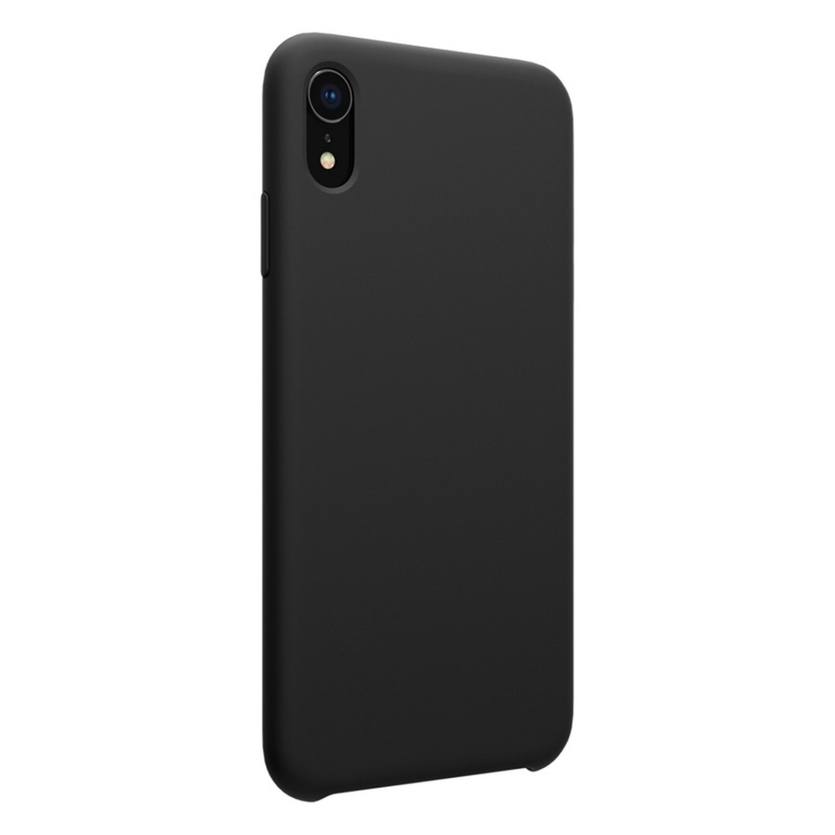 Funda Silicona Líquida Ultra Suave para Iphone Xr color Negra