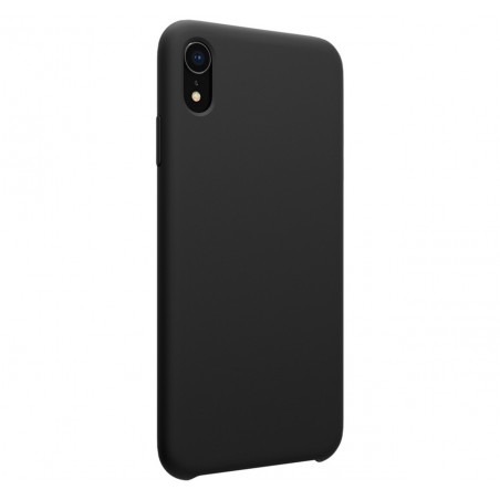Funda Silicona Líquida Ultra Suave para Iphone Xr color Negra