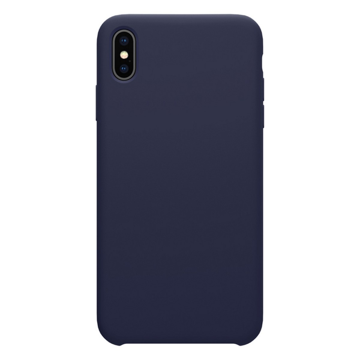 Funda Silicona Líquida Ultra Suave para Iphone X / Xs color Azul oscura