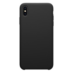 Funda Silicona Líquida Ultra Suave para Iphone Xs Max color Negra 2