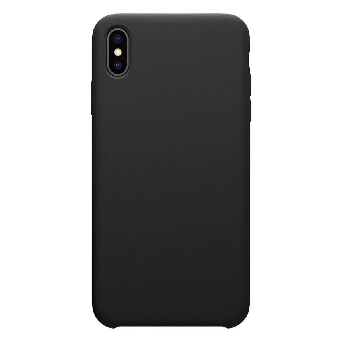 Funda Silicona Líquida Ultra Suave para Iphone Xs Max color Negra