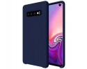 Funda Silicona Líquida Ultra Suave para Samsung Galaxy S10 color Azul oscura