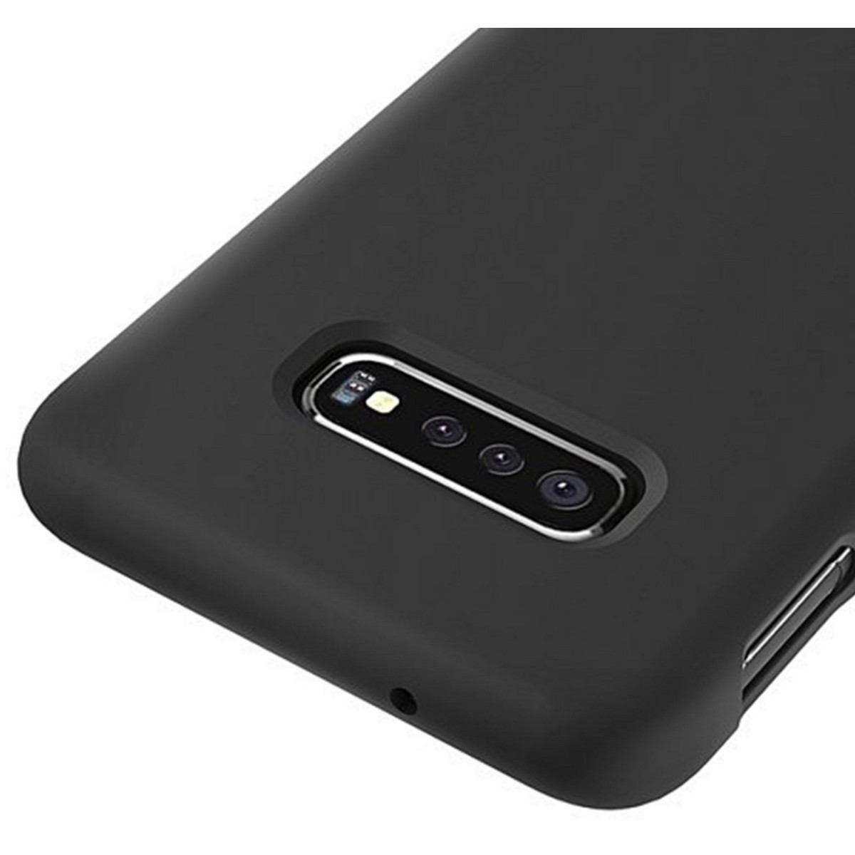 Funda Silicona Líquida Ultra Suave para Samsung Galaxy S10e color Negra