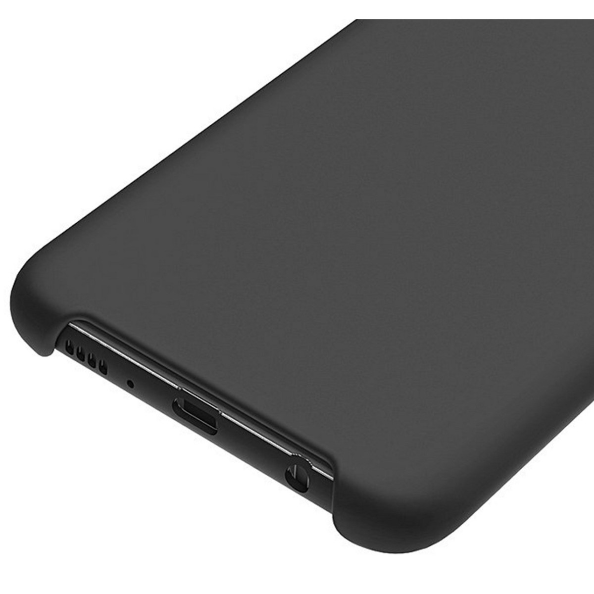 Funda Silicona Líquida Ultra Suave para Samsung Galaxy S10e color Negra