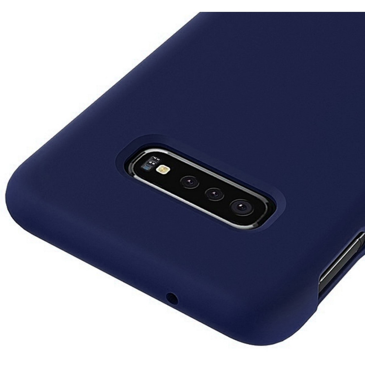 Funda Silicona Líquida Ultra Suave para Samsung Galaxy S10e color Azul oscura