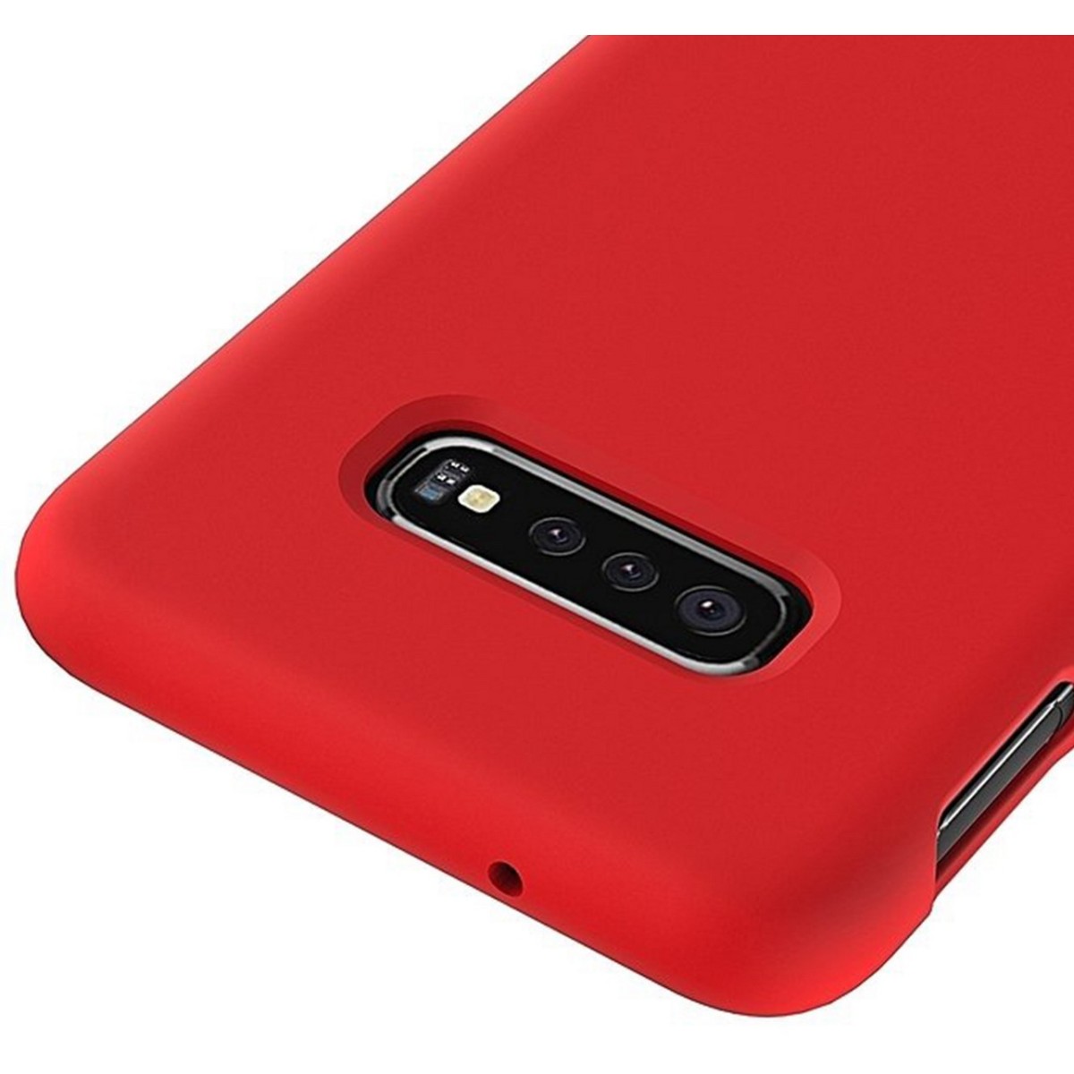 Funda Silicona Líquida Ultra Suave para Samsung Galaxy S10e color Roja