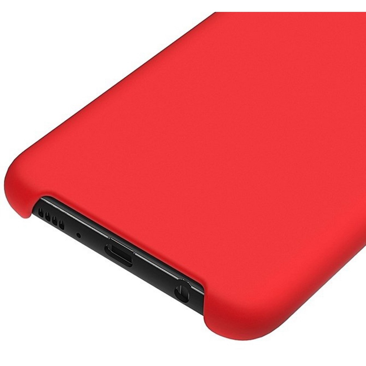 Funda Silicona Líquida Ultra Suave para Samsung Galaxy S10e color Roja