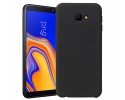 Funda Silicona Líquida Ultra Suave para Samsung Galaxy J4+ Plus color Negra