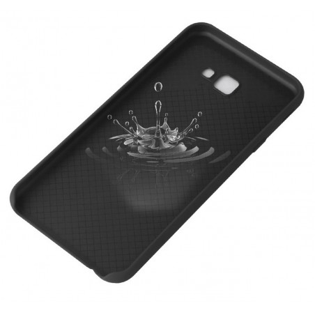 Funda Silicona Líquida Ultra Suave para Samsung Galaxy J4+ Plus color Negra