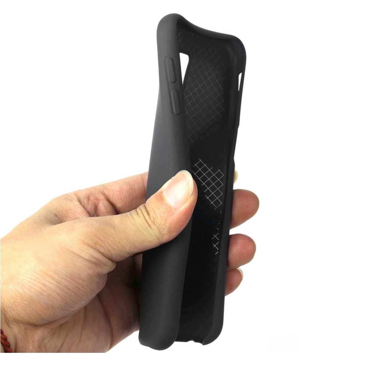 Funda Silicona Líquida Ultra Suave para Samsung Galaxy J4+ Plus color Negra