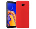 Funda Silicona Líquida Ultra Suave para Samsung Galaxy J4+ Plus color Roja