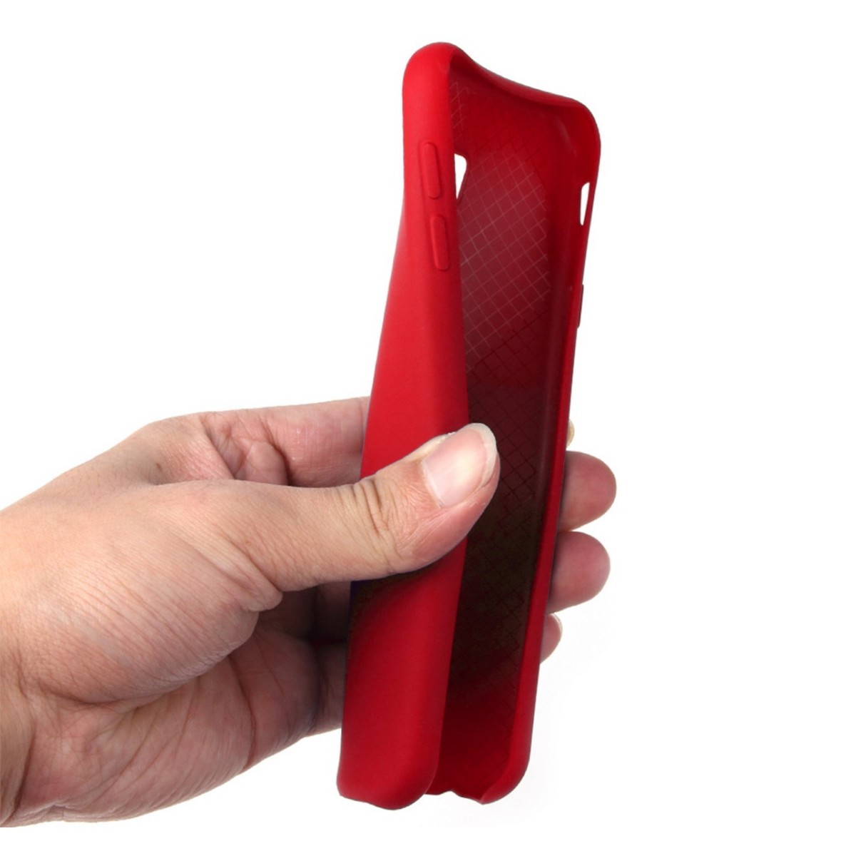 Funda Silicona Líquida Ultra Suave para Samsung Galaxy J4+ Plus color Roja