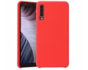Funda Silicona Líquida Ultra Suave para Samsung Galaxy A7 (2018) color Roja