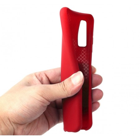 Funda Silicona Líquida Ultra Suave para Samsung Galaxy A7 (2018) color Roja