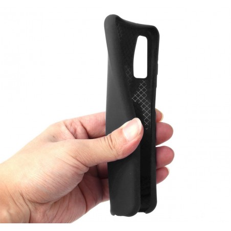 Funda Silicona Líquida Ultra Suave para Samsung Galaxy A7 (2018) color Negra