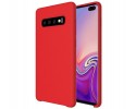 Funda Silicona Líquida Ultra Suave para Samsung Galaxy S10 Plus color Roja
