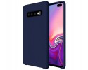 Funda Silicona Líquida Ultra Suave para Samsung Galaxy S10 Plus color Azul oscura