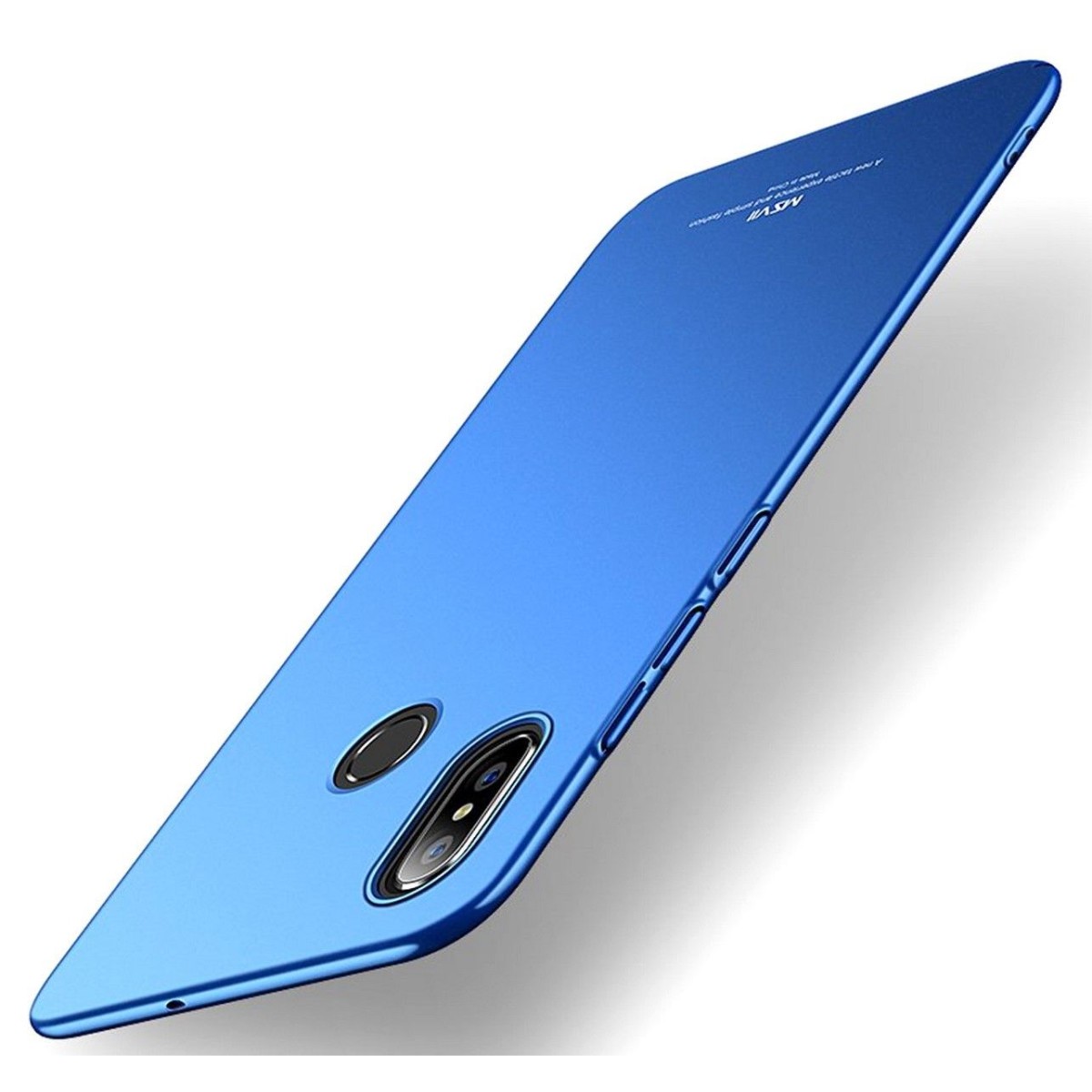 Carcasa Funda Dura Completa marca MSVII para Xiaomi Mi 8 color Azul