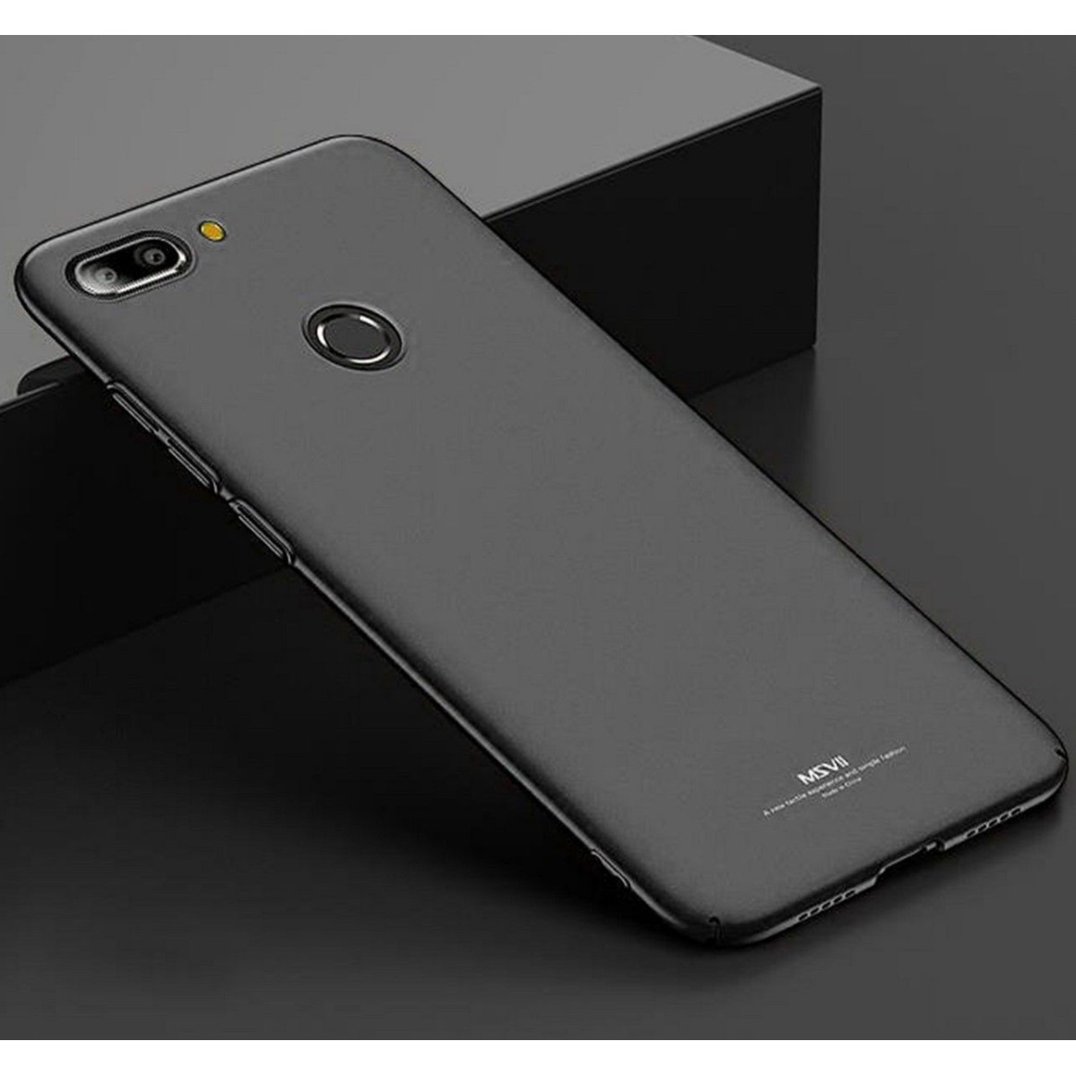 Carcasa Funda Dura Completa marca MSVII para Xiaomi Mi 8 Lite color Negra