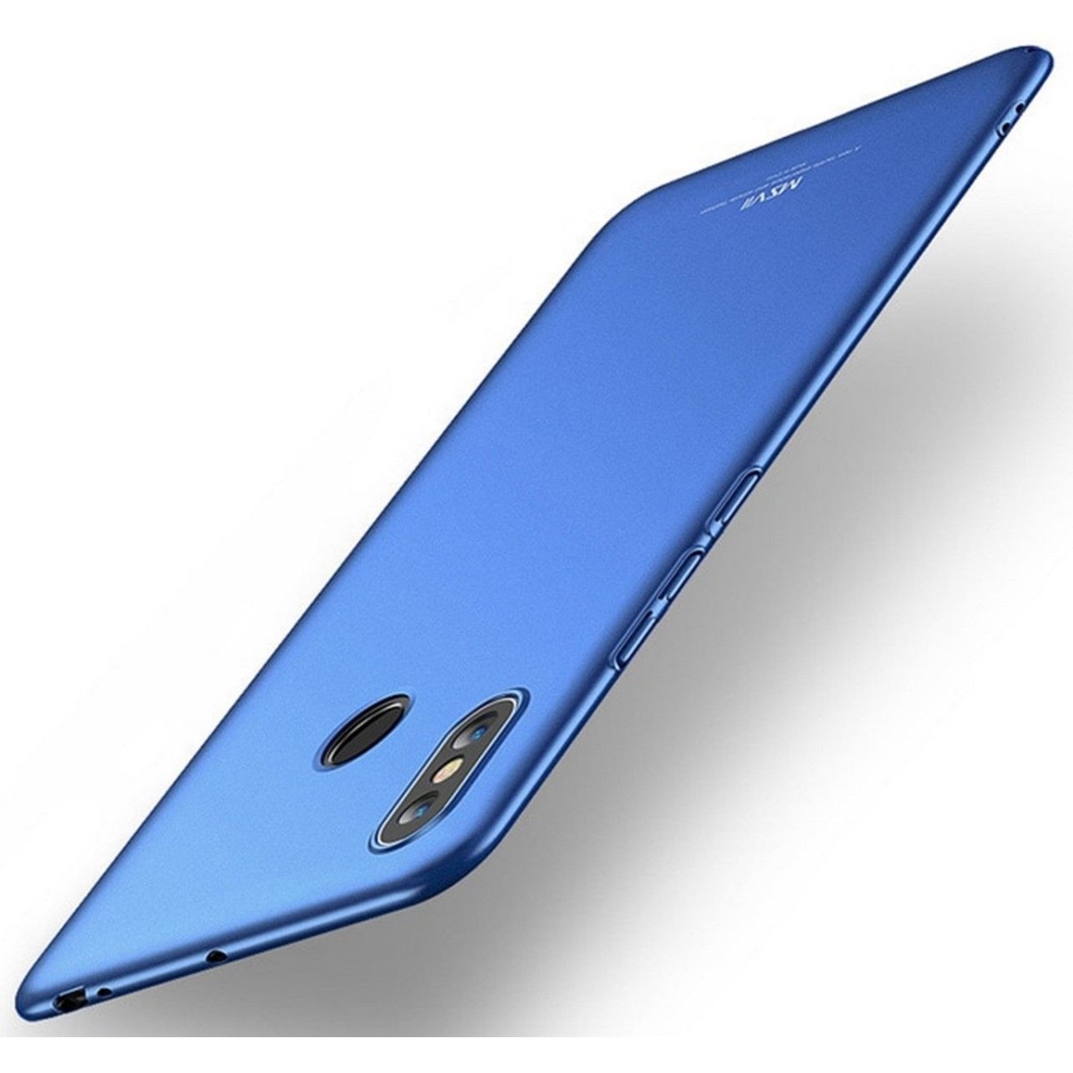 Carcasa Funda Dura Completa marca MSVII para Xiaomi Mi Max 3 color Azul