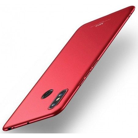 Carcasa Funda Dura Completa marca MSVII para Xiaomi Mi Max 3 color Roja