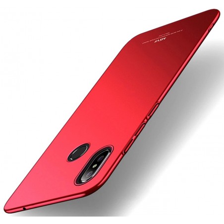 Carcasa Funda Dura Completa marca MSVII para Xiaomi Mi Mix 3 color Roja