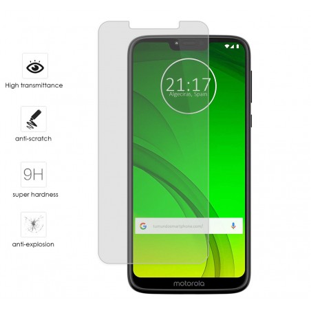 Protector Cristal Templado para Motorola Moto G7 Power Vidrio