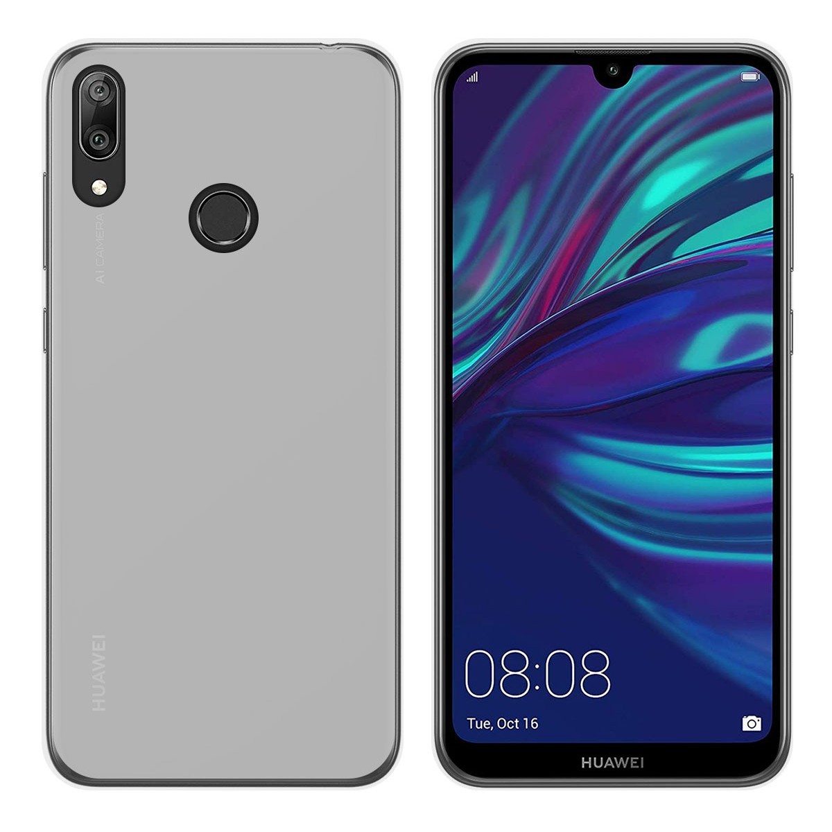 Funda Gel Tpu para Huawei Y7 2019 Color Transparente
