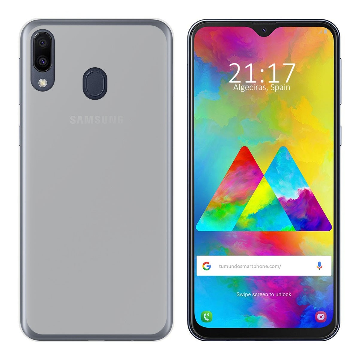 Funda Gel Tpu para Samsung Galaxy M20 Color Transparente