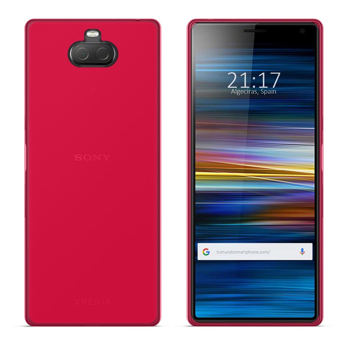 Funda Gel Tpu para Sony Xperia 10 Plus Color Rosa