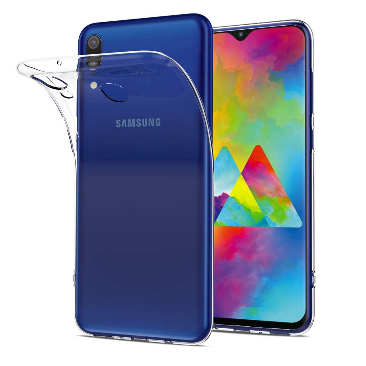 Funda Gel Tpu Fina Ultra-Thin 0,5mm Transparente para Samsung Galaxy M20