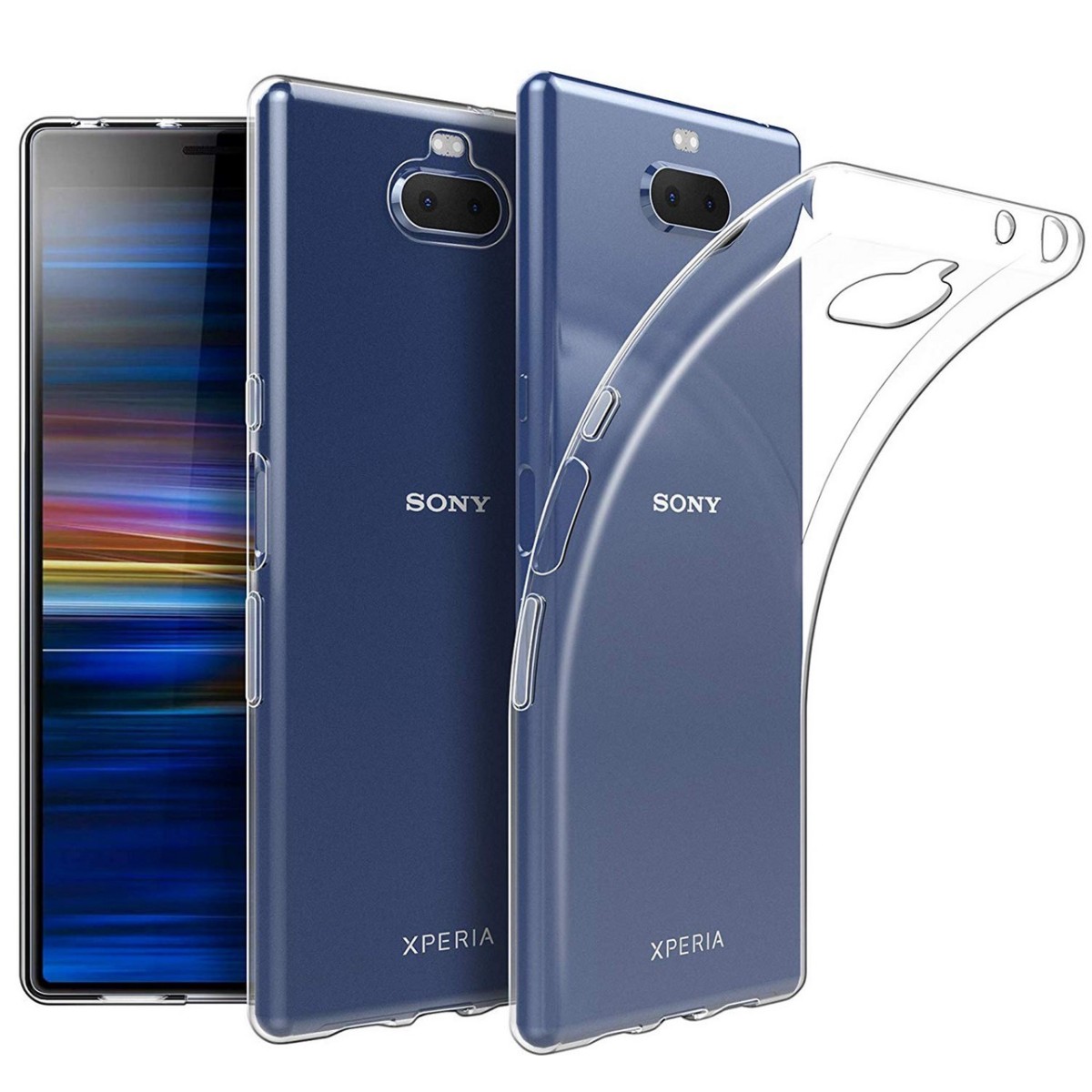 Funda Gel Tpu Fina Ultra-Thin 0,5mm Transparente para Sony Xperia 10