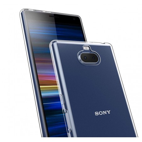 Funda Gel Tpu Fina Ultra-Thin 0,5mm Transparente para Sony Xperia 10 Plus
