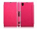 Funda Flip Piel Rosa / Fucsia Kalaideng Enland para Sony Xperia Z1 L39H