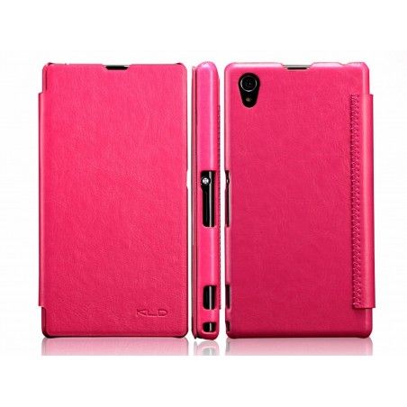 Funda Flip Piel Rosa / Fucsia Kalaideng Enland para Sony Xperia Z1 L39H