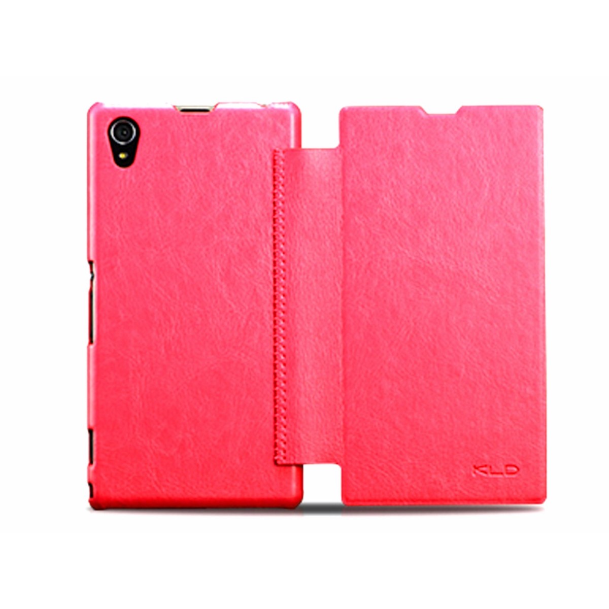 Funda Flip Piel Rosa / Fucsia Kalaideng Enland para Sony Xperia Z1 L39H