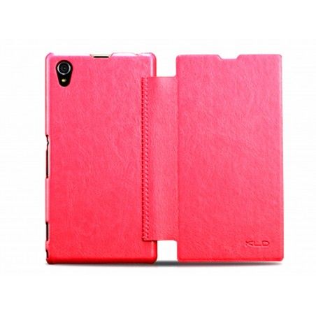 Funda Flip Piel Rosa / Fucsia Kalaideng Enland para Sony Xperia Z1 L39H