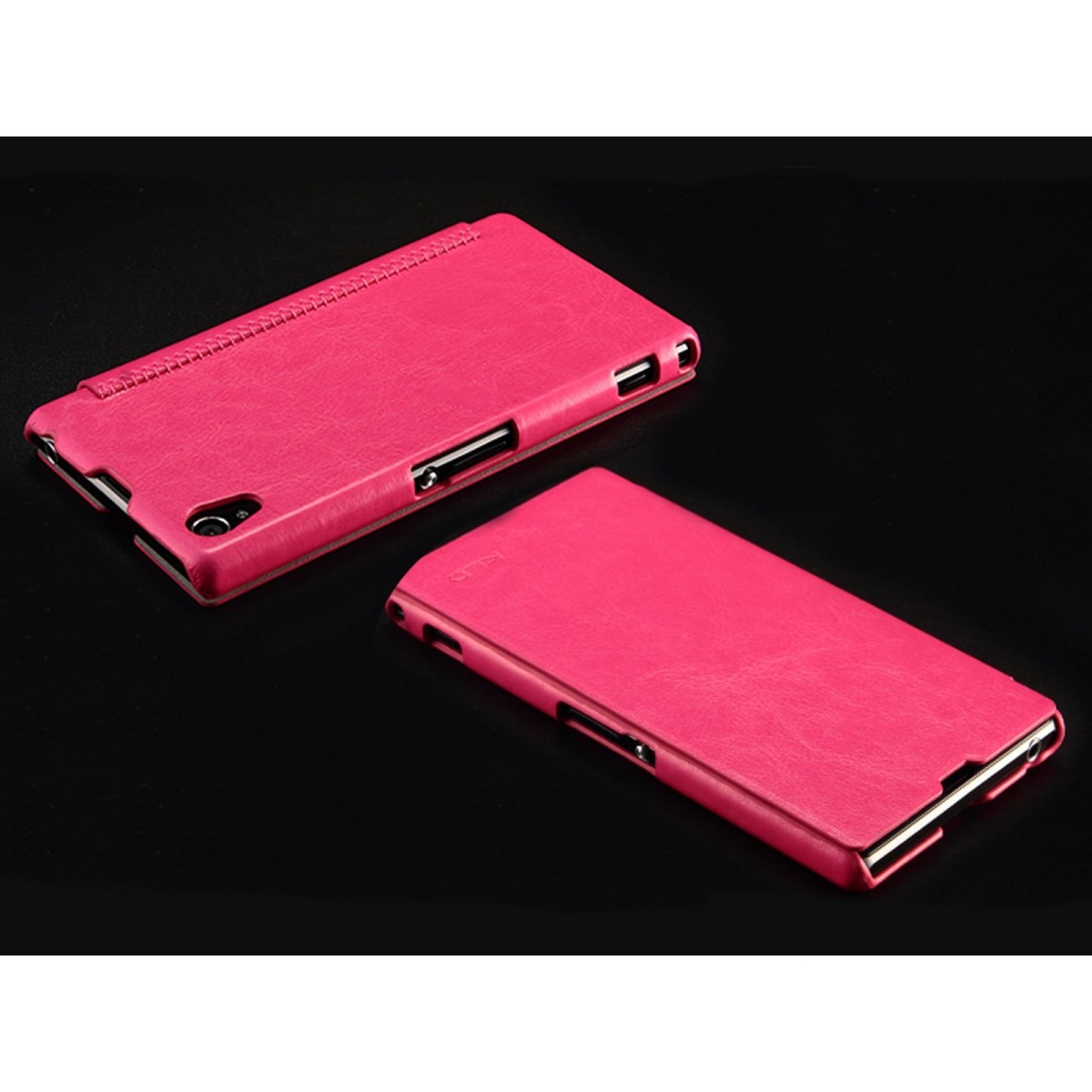 Funda Flip Piel Rosa / Fucsia Kalaideng Enland para Sony Xperia Z1 L39H