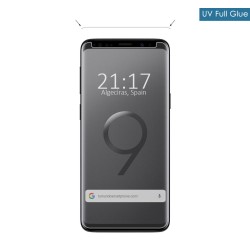 Protector Cristal Templado Completo Curvo UV Full Glue para Samsung Galaxy S9 2