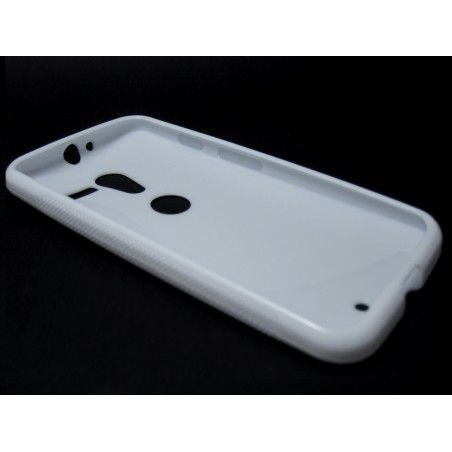 Funda Gel Tpu Motorola Moto X S Line Color Blanca